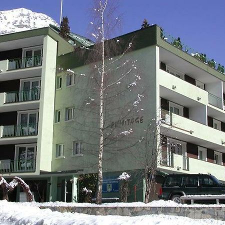 Ferienwohnung Haus Ermitage Leukerbad Exterior foto