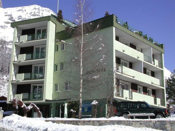 Ferienwohnung Haus Ermitage Leukerbad Exterior foto